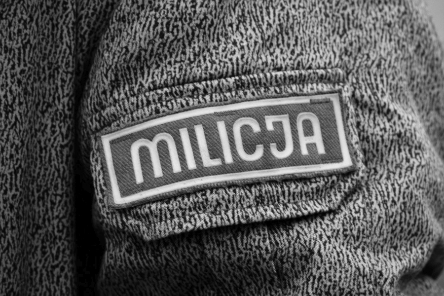 Rekonstrukcja historyczna „ZOMO znów na ulicach Bochni”. Fot. Filip Musiał (IPN)