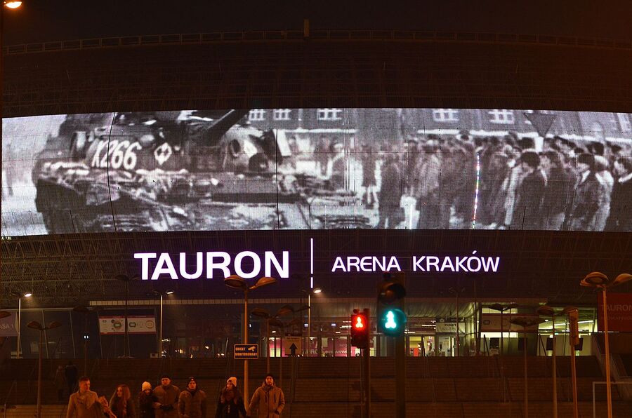 Tauron Arena Kraków. Fot. Janusz Ślęzak (IPN)