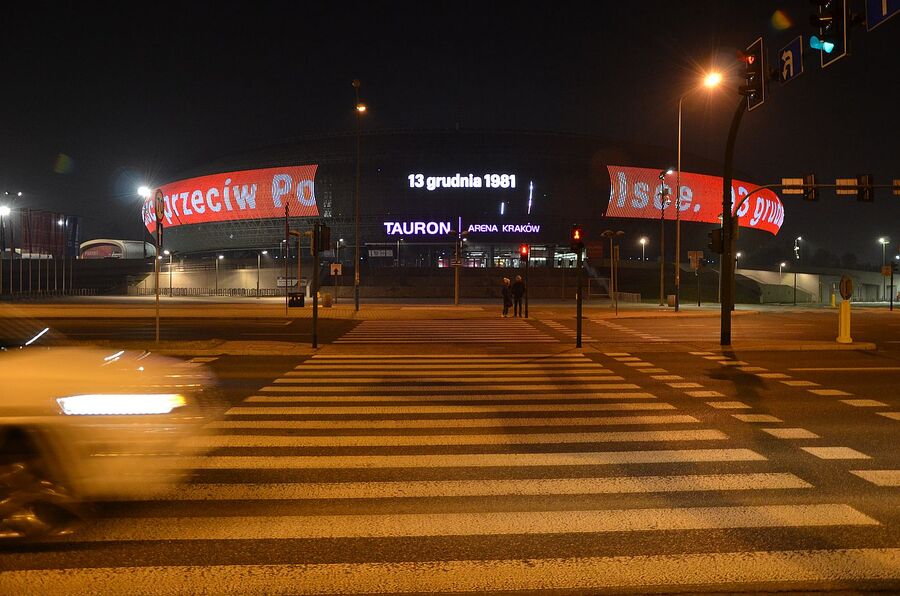 Tauron Arena Kraków. Fot. Janusz Ślęzak (IPN)
