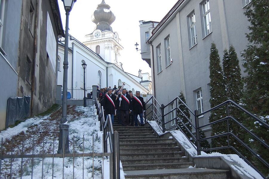 40. rocznica wprowadzenia stanu wojennego. Uroczystości w Wadowicach. Fot. Mariola Balon (IPN)