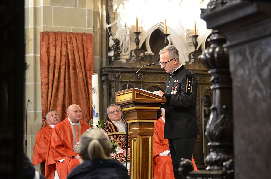 40. rocznica wprowadzenia stanu wojennego. Uroczystości w Krakowie. Fot. Janusz Ślęzak (IPN)