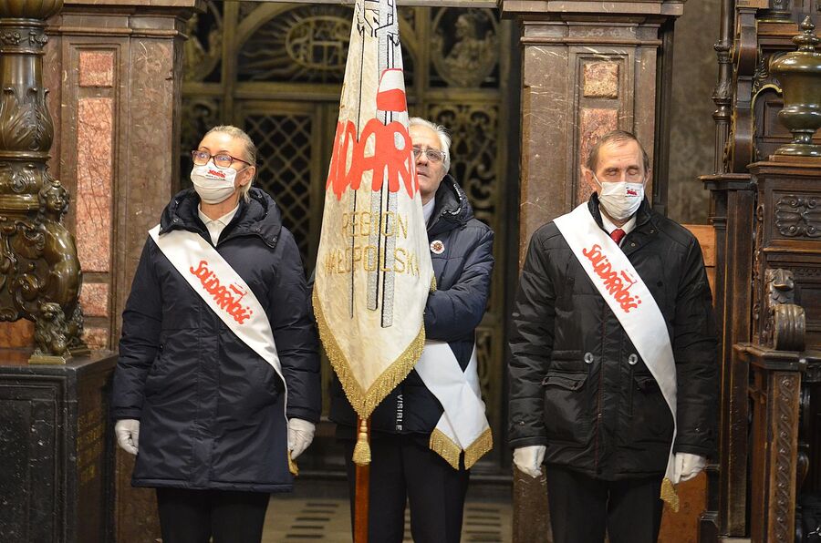 40. rocznica wprowadzenia stanu wojennego. Uroczystości w Krakowie. Fot. Janusz Ślęzak (IPN)