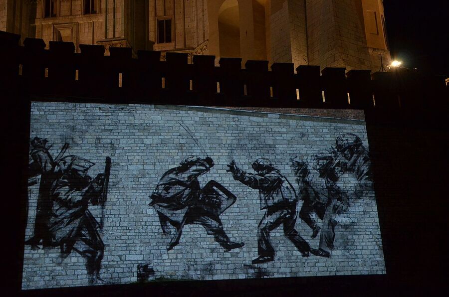 40. rocznica wprowadzenia stanu wojennego. Uroczystości w Krakowie. Fot. Janusz Ślęzak (IPN)