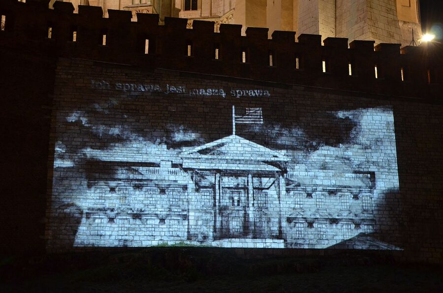 40. rocznica wprowadzenia stanu wojennego. Uroczystości w Krakowie. Fot. Janusz Ślęzak (IPN)