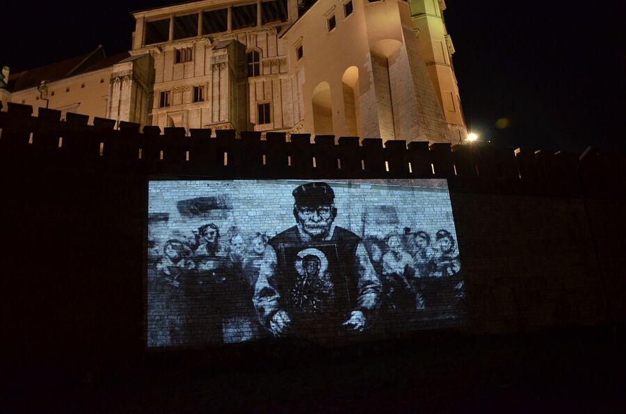 40. rocznica wprowadzenia stanu wojennego. Uroczystości w Krakowie. Fot. Janusz Ślęzak (IPN)