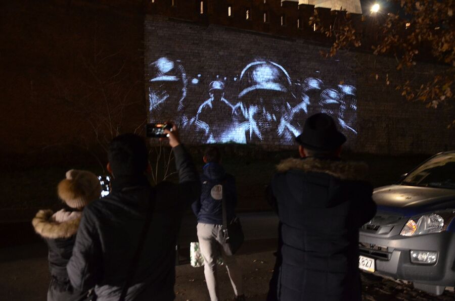 40. rocznica wprowadzenia stanu wojennego. Uroczystości w Krakowie. Fot. Janusz Ślęzak (IPN)