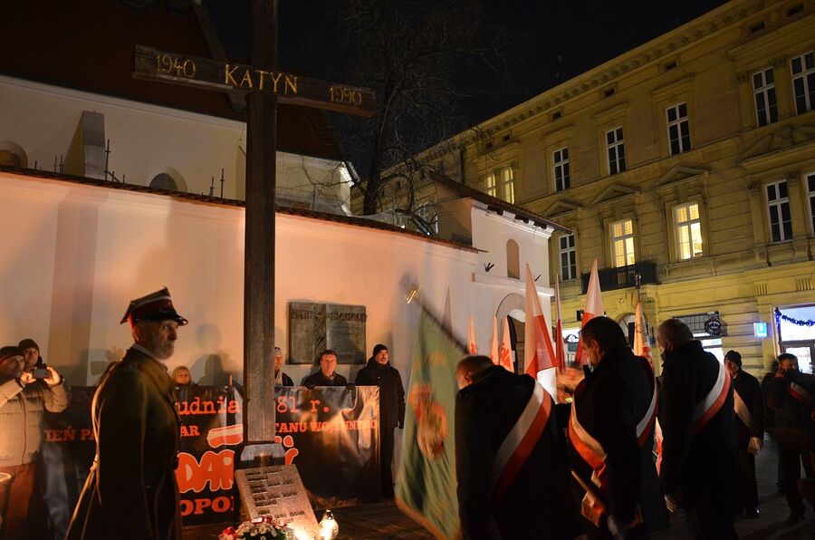 40. rocznica wprowadzenia stanu wojennego. Uroczystości w Krakowie. Fot. Janusz Ślęzak (IPN)