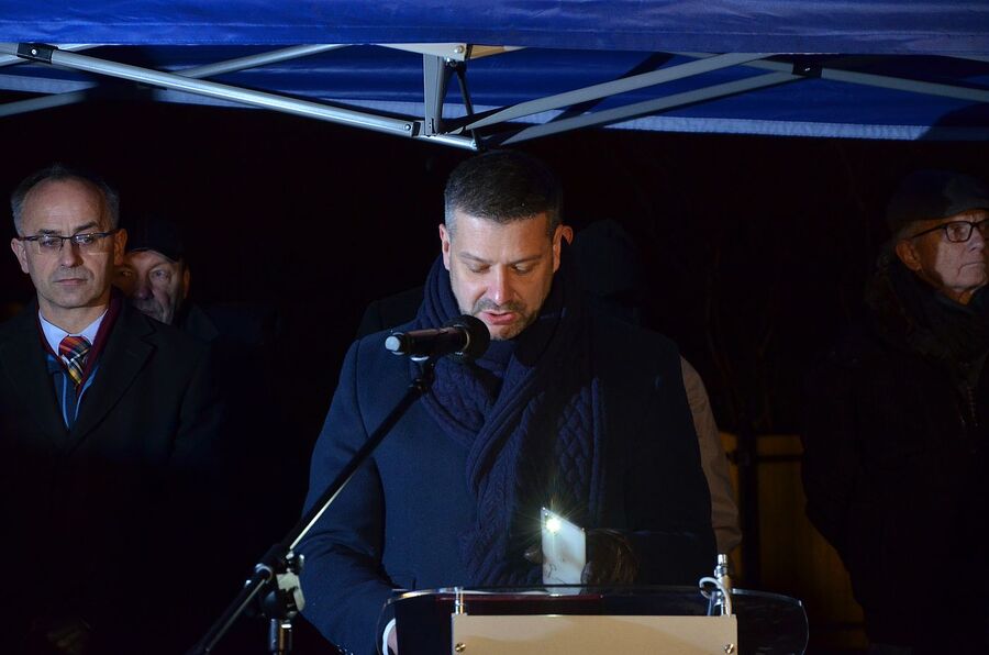 40. rocznica wprowadzenia stanu wojennego. Uroczystości w Krakowie. Fot. Janusz Ślęzak (IPN)