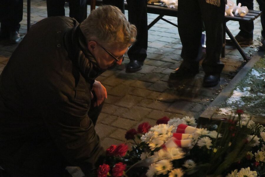 40. rocznica wprowadzenia stanu wojennego. Uroczystości w Bochni. Fot. IPN