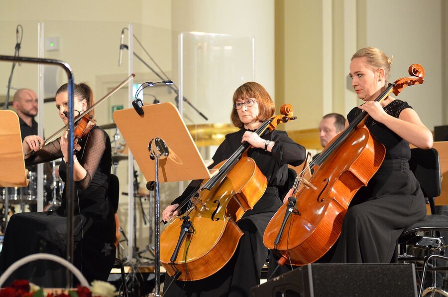 „Wolni mimo zniewolenia”. Koncert w Filharmonii Krakowskiej. Fot. Janusz Ślęzak (IPN)