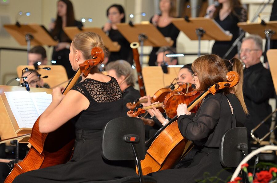 „Wolni mimo zniewolenia”. Koncert w Filharmonii Krakowskiej. Fot. Janusz Ślęzak (IPN)