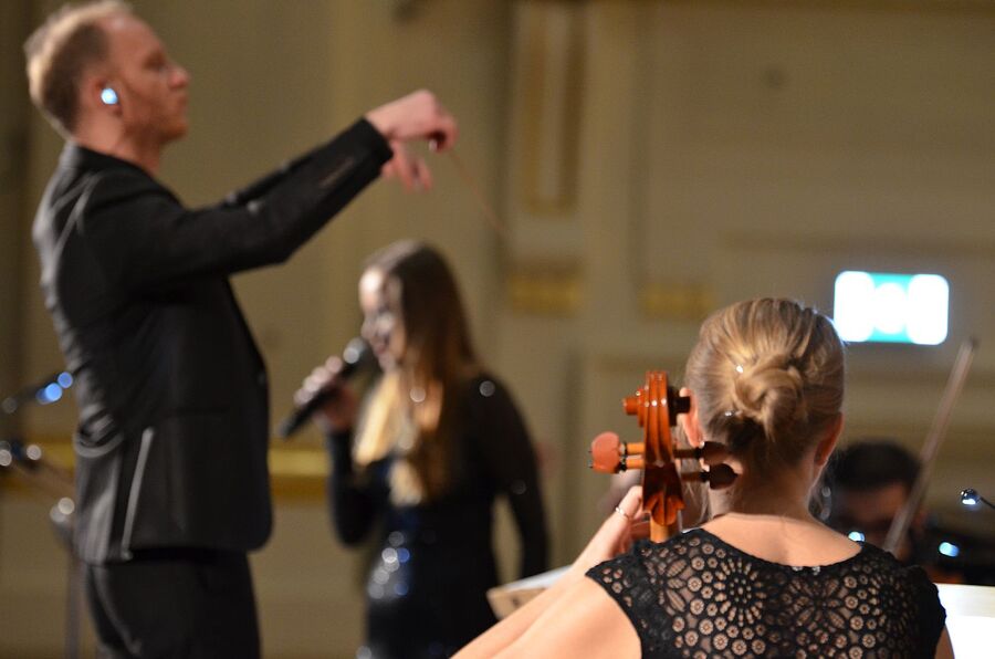 „Wolni mimo zniewolenia”. Koncert w Filharmonii Krakowskiej. Fot. Janusz Ślęzak (IPN)