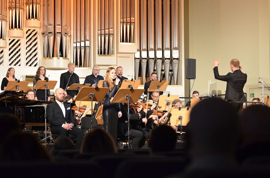 „Wolni mimo zniewolenia”. Koncert w Filharmonii Krakowskiej. Fot. Janusz Ślęzak (IPN)