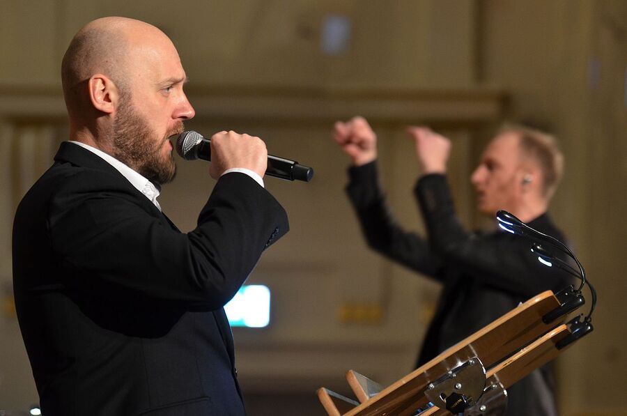 „Wolni mimo zniewolenia”. Koncert w Filharmonii Krakowskiej. Fot. Janusz Ślęzak (IPN)