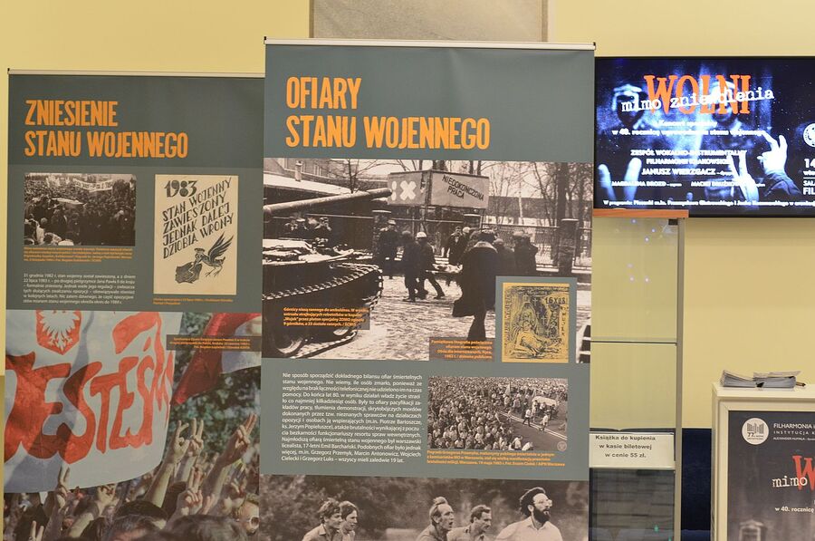 „Wolni mimo zniewolenia”. Koncert w Filharmonii Krakowskiej. Fot. Janusz Ślęzak (IPN)