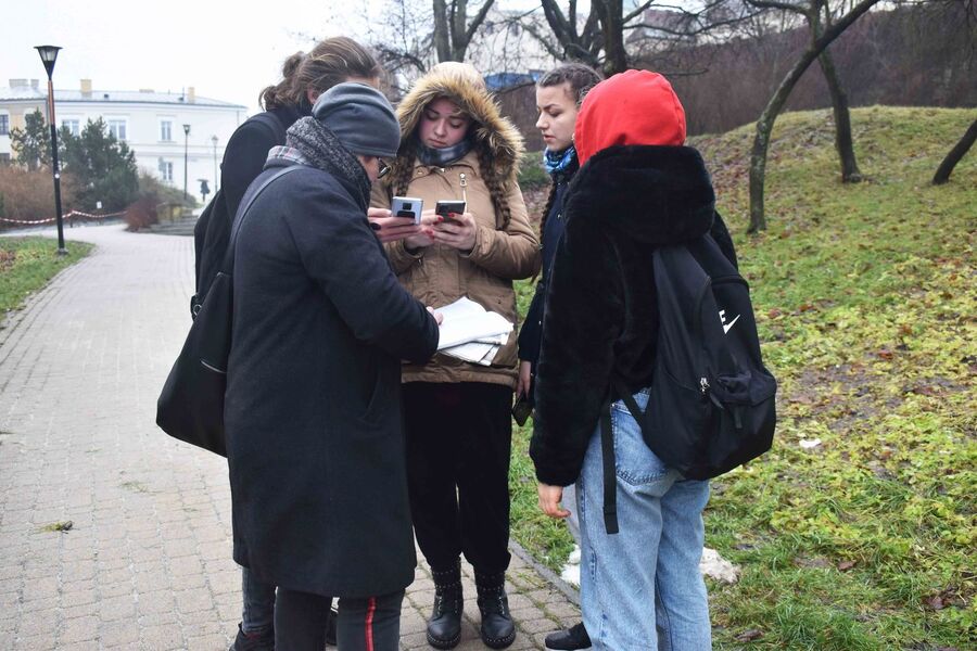 Gra miejska „Spacerniak” w Kielcach. Fot. Katarzyna Pronobis (IPN)