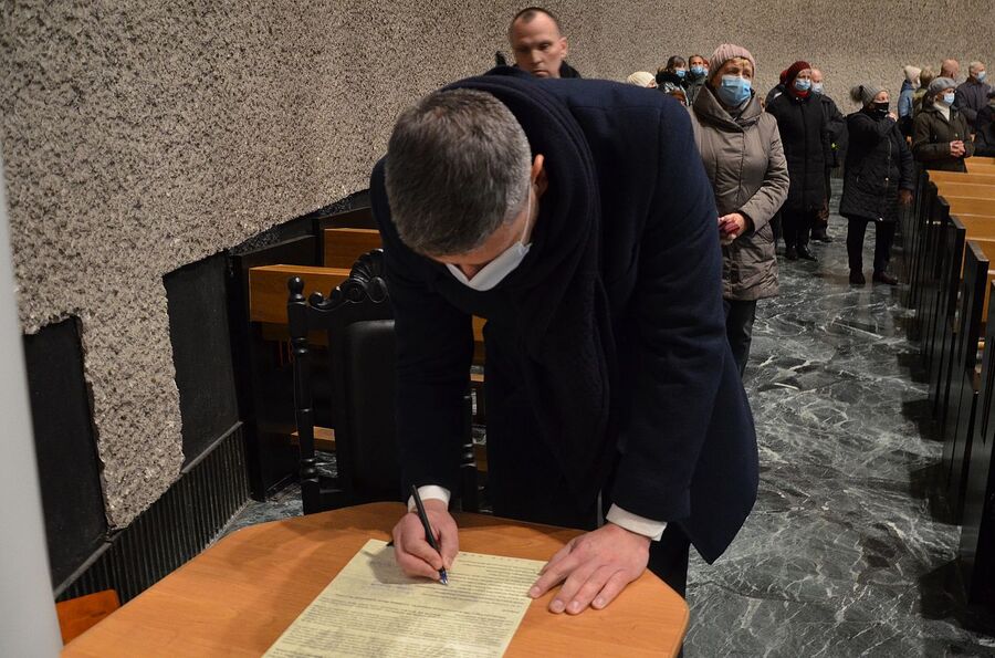 Uroczystość w Nowej Hucie. Fot. Janusz Ślęzak (IPN)