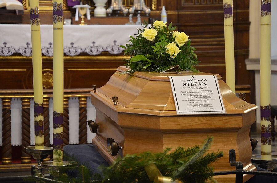 Pochowano Bolesława Stefana, prezesa krakowskiego oddziału Związku Żołnierzy BCh. Fot. Janusz Ślęzak (IPN)