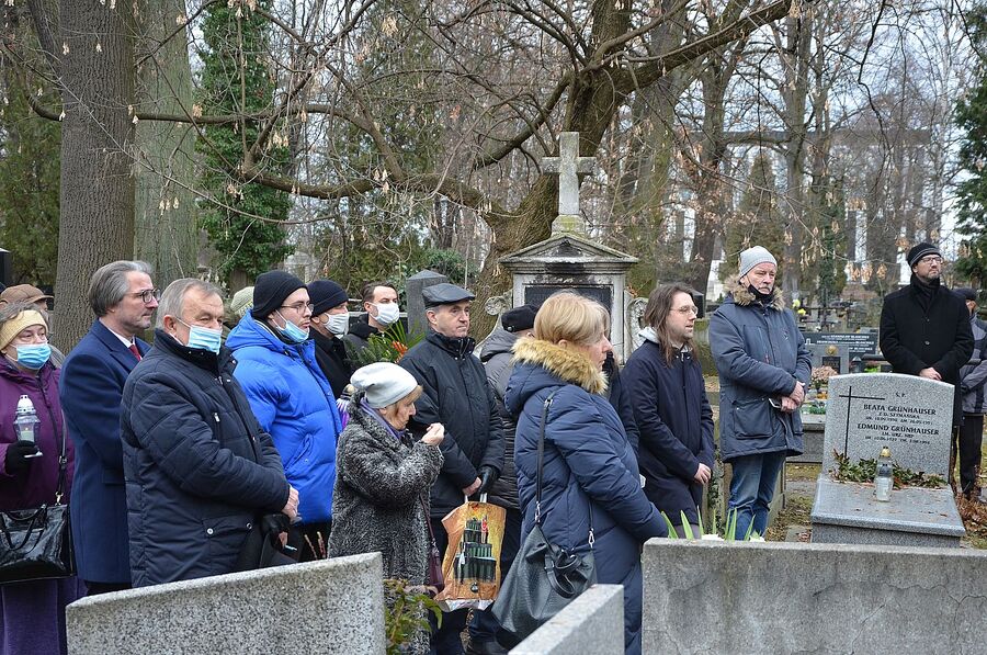 Pochowano Bolesława Stefana, prezesa krakowskiego oddziału Związku Żołnierzy BCh. Fot. Janusz Ślęzak (IPN)