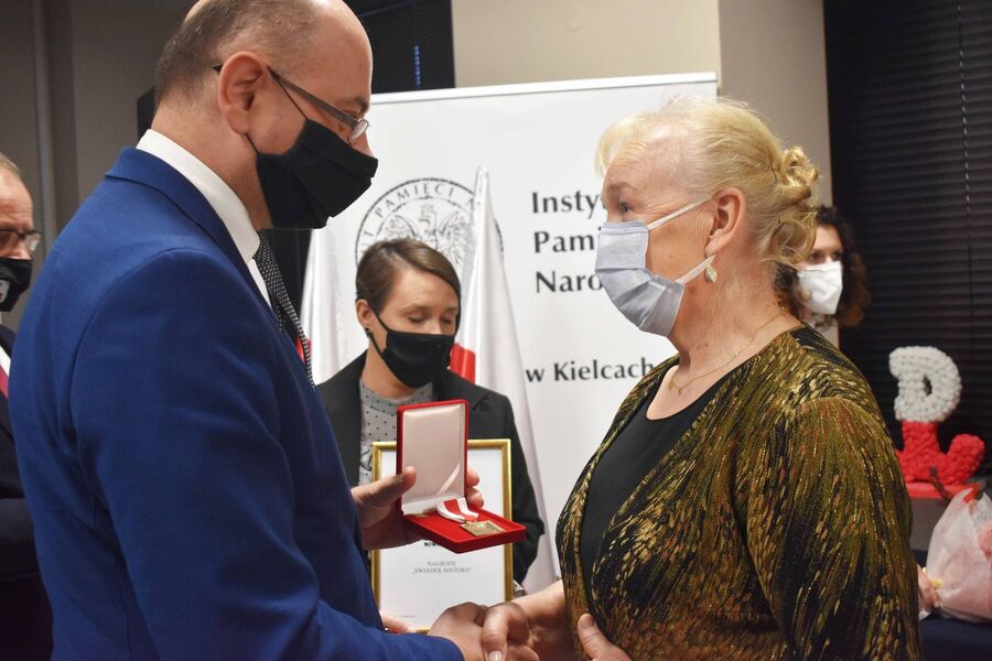 W Kielcach wręczono nagrody honorowe Świadek Historii. Fot. Katarzyna Pronobis (IPN)