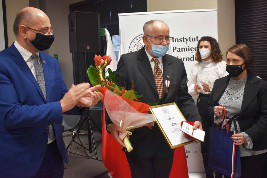 W Kielcach wręczono nagrody honorowe Świadek Historii. Fot. Katarzyna Pronobis (IPN)