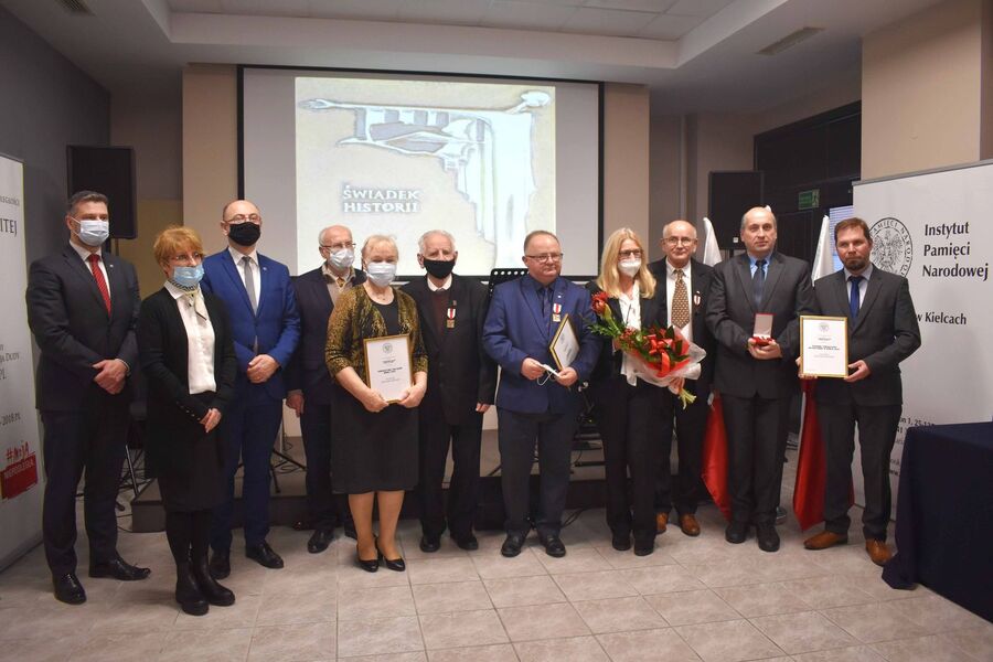 W Kielcach wręczono nagrody honorowe Świadek Historii. Fot. Katarzyna Pronobis (IPN)