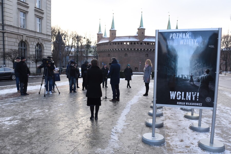 Otwarcie wystawy w Krakowie. Fot. Żaneta Wierzgacz (IPN)