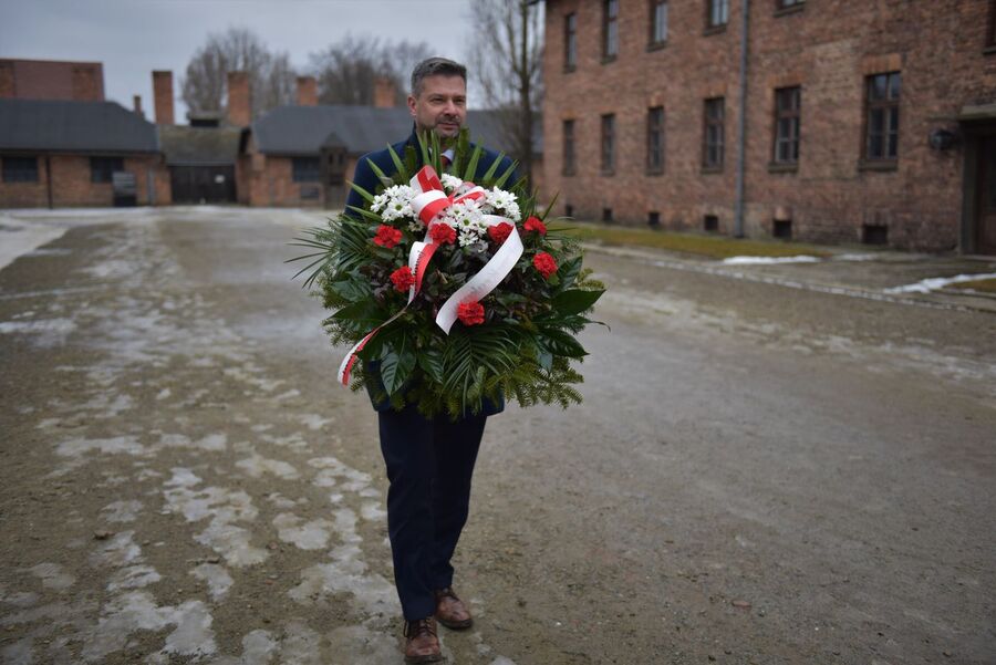 Krakowski IPN uczcił pamięć ofiar KL Auschwitz. Fot. Monika Wojtyca (IPN)