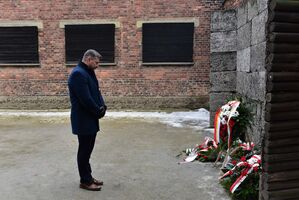 Krakowski IPN uczcił pamięć ofiar KL Auschwitz. Fot. Monika Wojtyca (IPN)