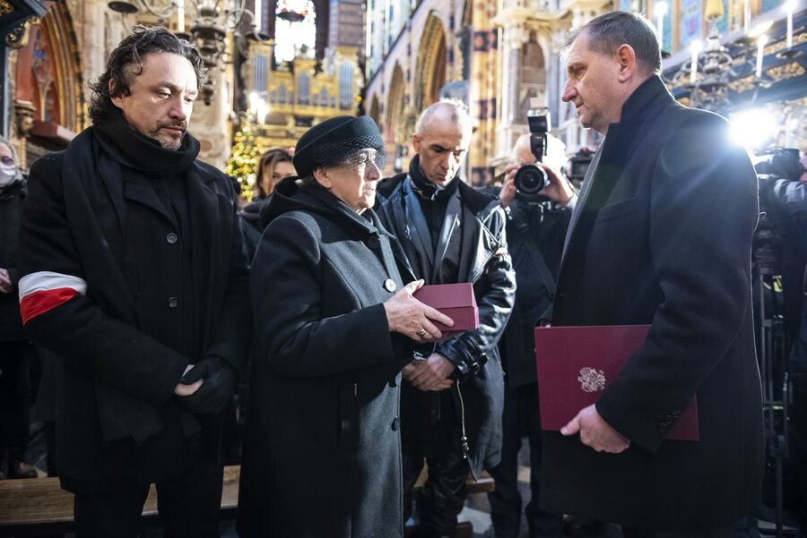 Uroczystości pogrzebowe Jacka Smagowicza. Fot. Agnieszka Masłowska (IPN)