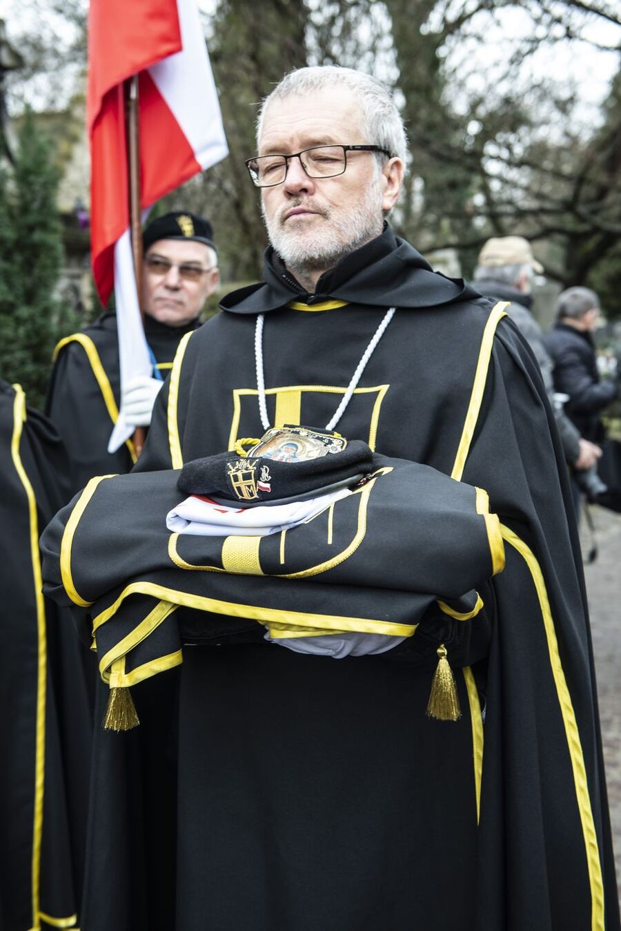 Uroczystości pogrzebowe Jacka Smagowicza. Fot. Agnieszka Masłowska (IPN)