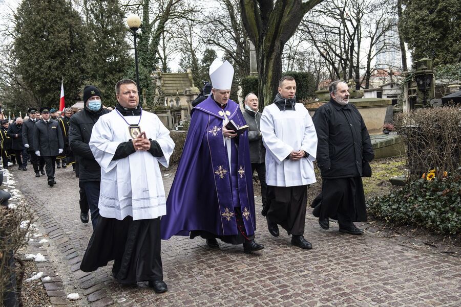 Uroczystości pogrzebowe Jacka Smagowicza. Fot. Agnieszka Masłowska (IPN)