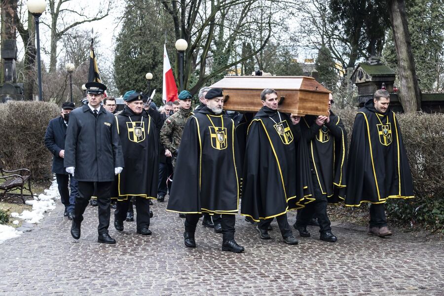 Uroczystości pogrzebowe Jacka Smagowicza. Fot. Agnieszka Masłowska (IPN)