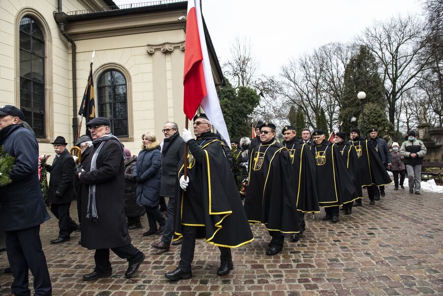 Uroczystości pogrzebowe Jacka Smagowicza. Fot. Agnieszka Masłowska (IPN)