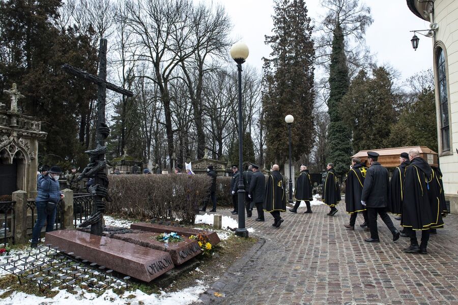 Uroczystości pogrzebowe Jacka Smagowicza. Fot. Agnieszka Masłowska (IPN)