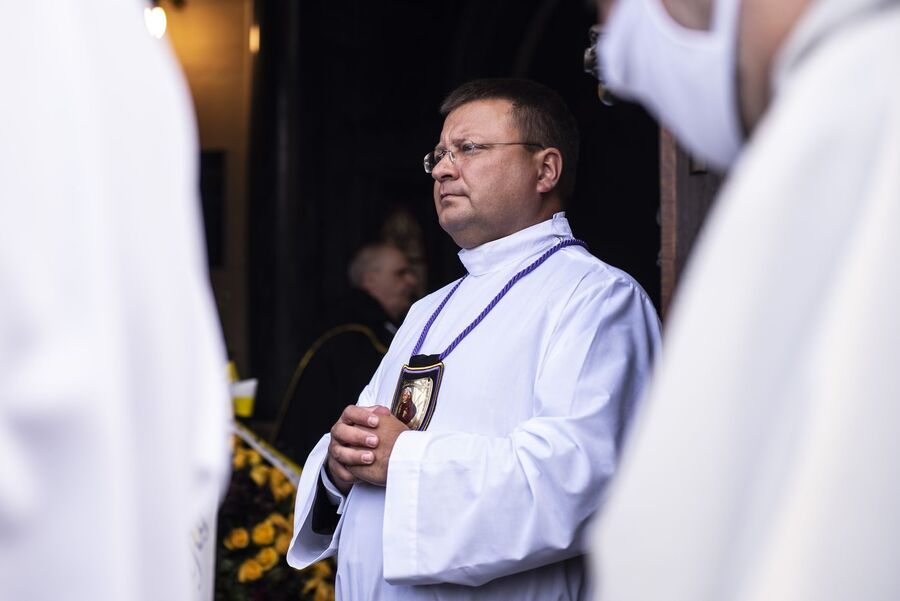 Uroczystości pogrzebowe Jacka Smagowicza. Fot. Agnieszka Masłowska (IPN)