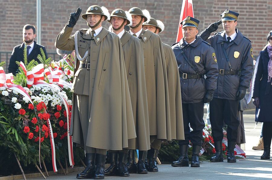 80. rocznica przekształcenia ZWZ w Armię Krajową. Uroczystości w Krakowie. Fot. IPN