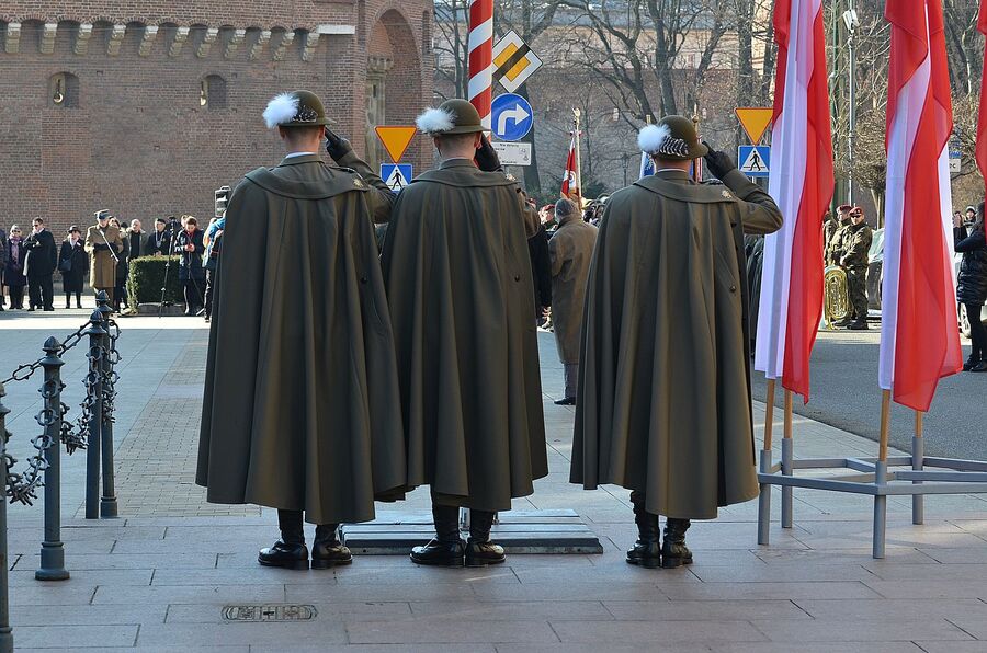 80. rocznica przekształcenia ZWZ w Armię Krajową. Uroczystości w Krakowie. Fot. IPN