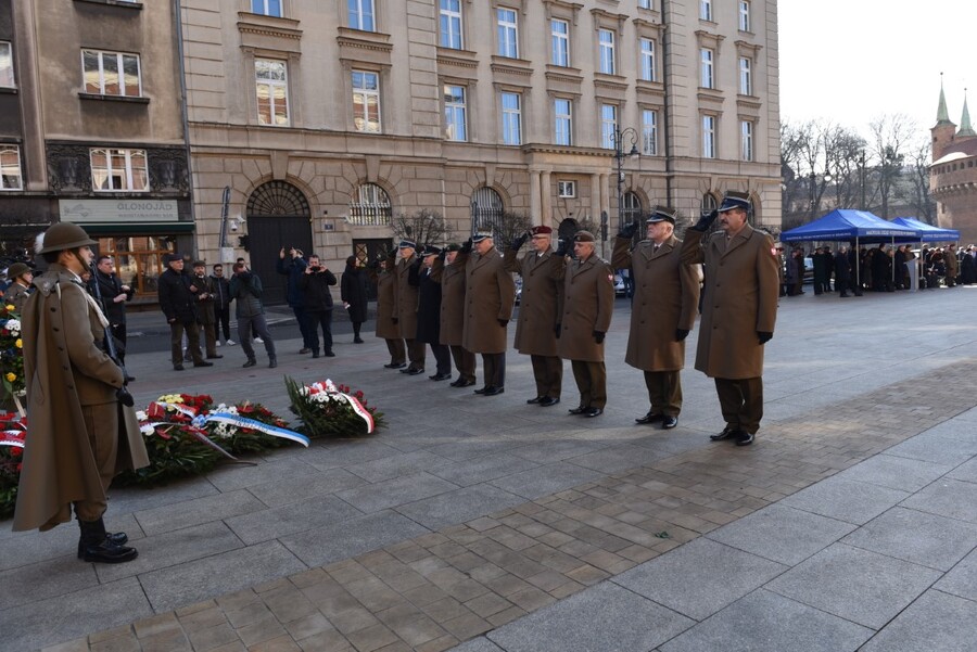 80. rocznica przekształcenia ZWZ w Armię Krajową. Uroczystości w Krakowie. Fot. IPN