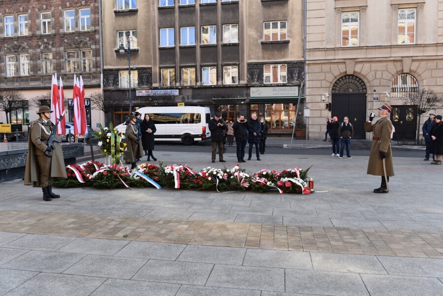 80. rocznica przekształcenia ZWZ w Armię Krajową. Uroczystości w Krakowie. Fot. IPN