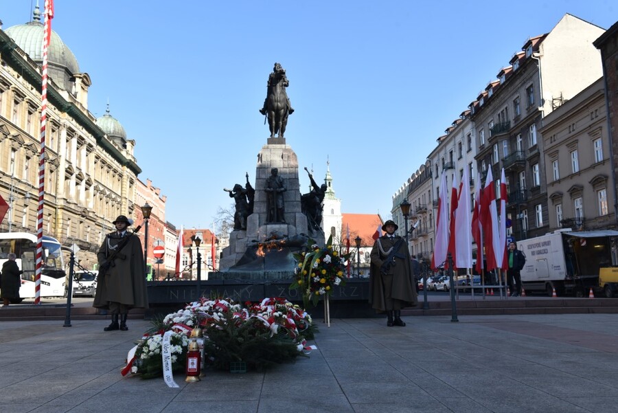 80. rocznica przekształcenia ZWZ w Armię Krajową. Uroczystości w Krakowie. Fot. IPN