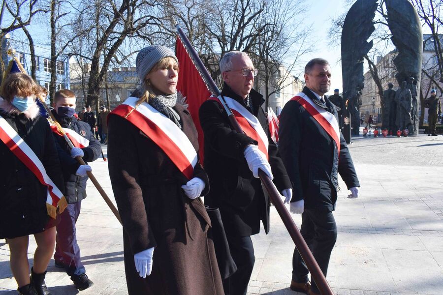 80. rocznica przekształcenia ZWZ w Armię Krajową. Uroczystości w Kielcach. Fot. Katarzyna Pronobis (IPN)