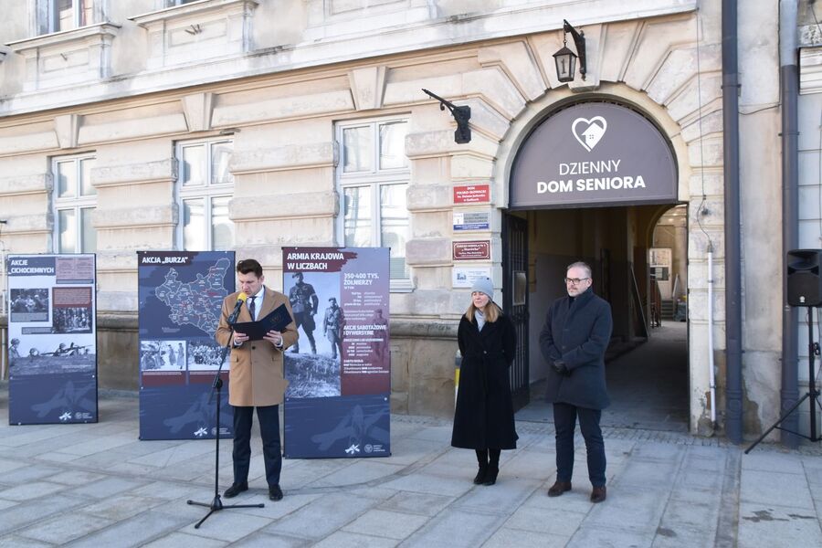 Otwarcie wystawy o AK w Gorlicach. Fot. Jakub Ryba (IPN)