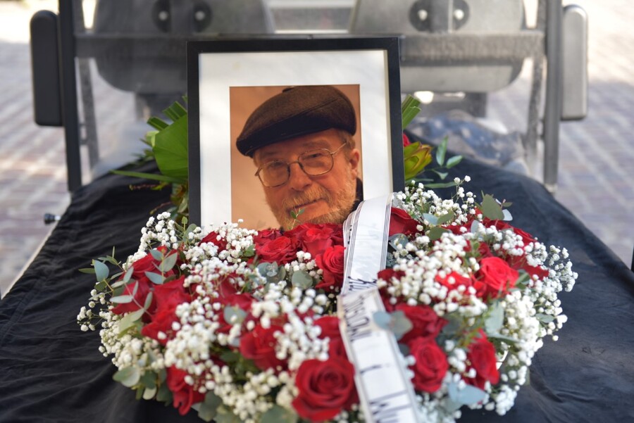 Pożegnanie Stanisława M. Jankowskiego. Fot. Żaneta Wierzgacz (IPN)