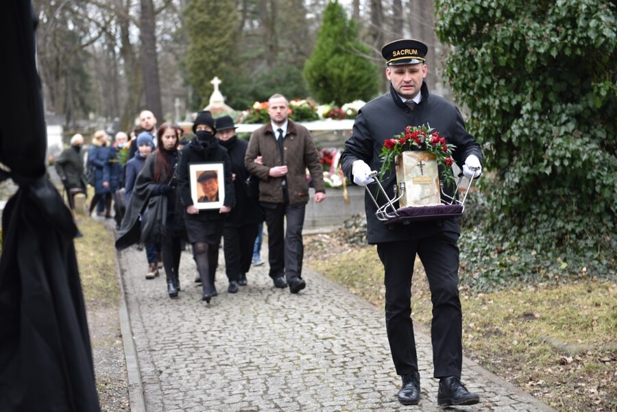 Pożegnanie Stanisława M. Jankowskiego. Fot. Żaneta Wierzgacz (IPN)