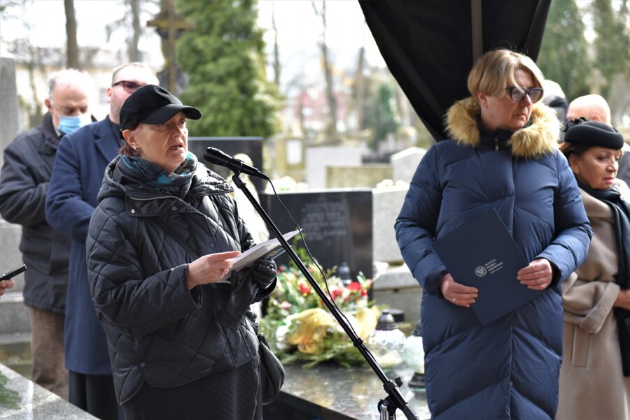 Pożegnanie Stanisława M. Jankowskiego. Fot. Żaneta Wierzgacz (IPN)