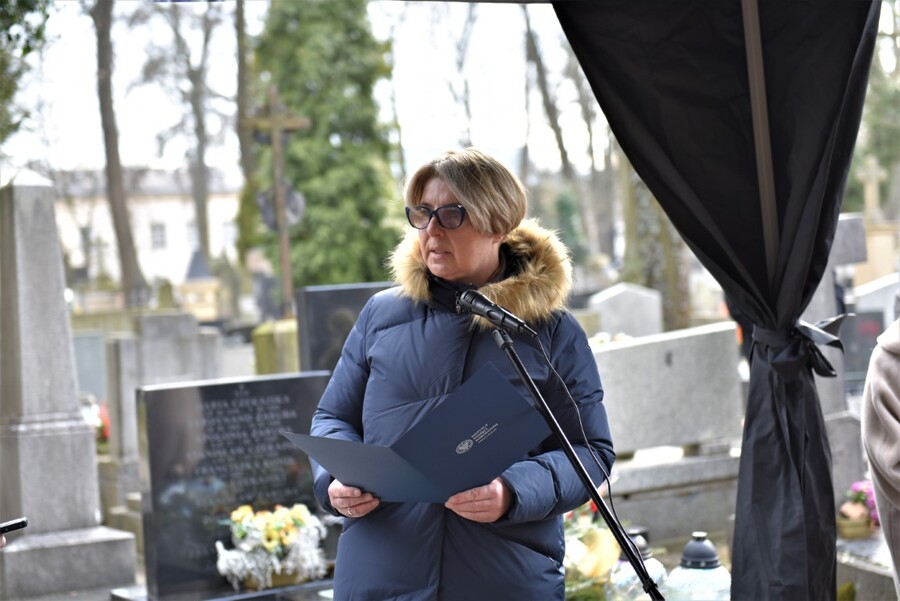 Pożegnanie Stanisława M. Jankowskiego. Fot. Żaneta Wierzgacz (IPN)