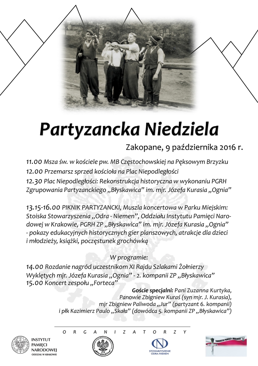 Partyzancka Niedziela - Zakopane, 9 października 2016
