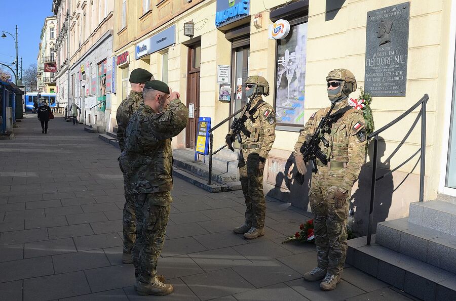 69. rocznica śmierci gen. Fieldorfa „Nila”. Uroczystości w Krakowie. Fot. Janusz Ślęzak (IPN)