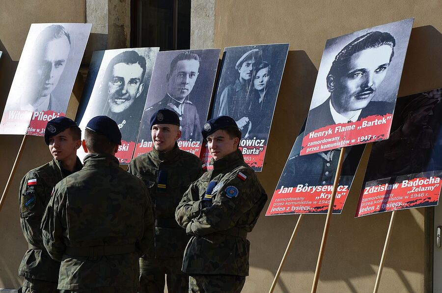 Narodowy Dzień Pamięci Żołnierzy Wyklętych. Uroczystości w Krakowie. Fot. Janusz Ślęzak (IPN)